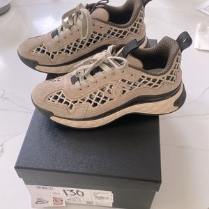 Chanel Suede calfskin and embroidery beige